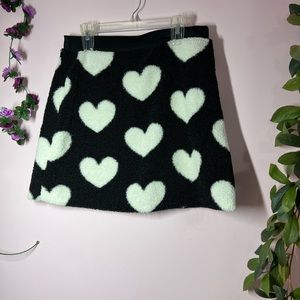Black Skirt with Heart
